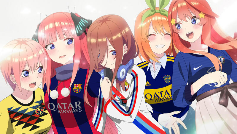 All Nakano Sisters (América Mx, FC Barcelona, El Nacional, Boca Juniors, Chelsea)